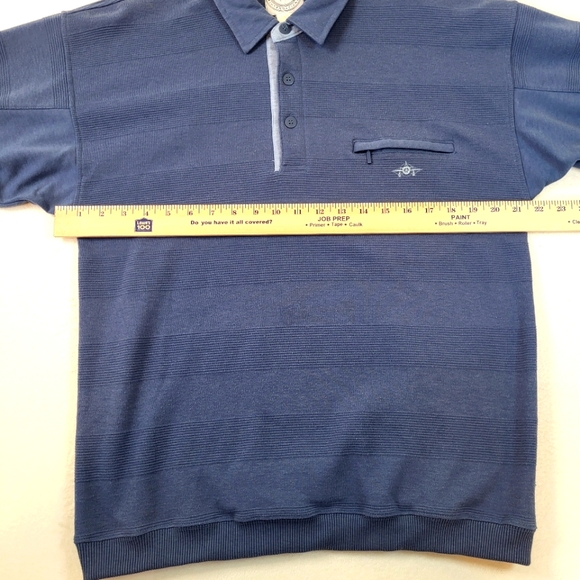 Greenline International Vintage Men's L Short Sleeve 3 Button Golf Polo Shirt - Picture 8 of 12